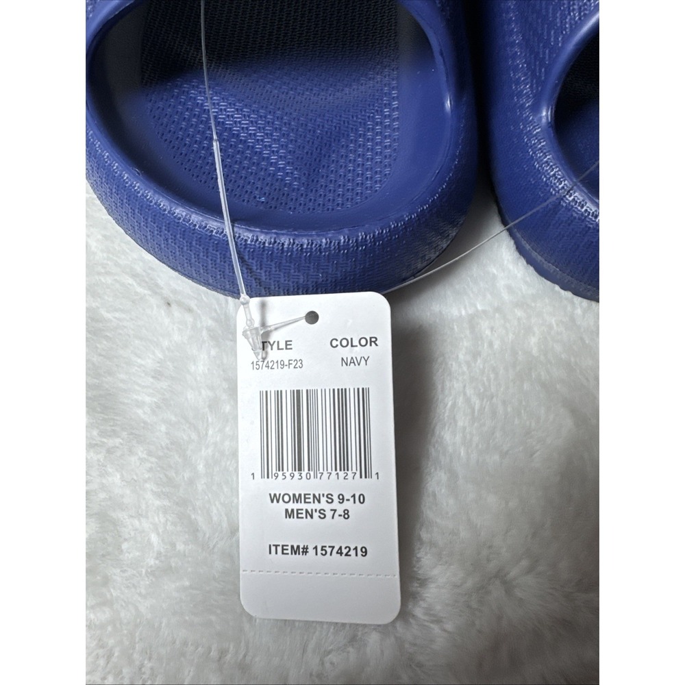 32 Degrees Cool Cushion Navy Slide Sandals Size Large W9-10 / M7-8 - Picture 10 of 11